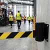 Wall Mounted Retractable Barriers – 4.6m – Industrial Grade – Indoor/Outdoor Use