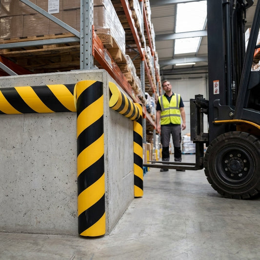 Foam Edge Impact Protectors – 1m Semi-Circular – High-Density Polyurethane – Industrial Use