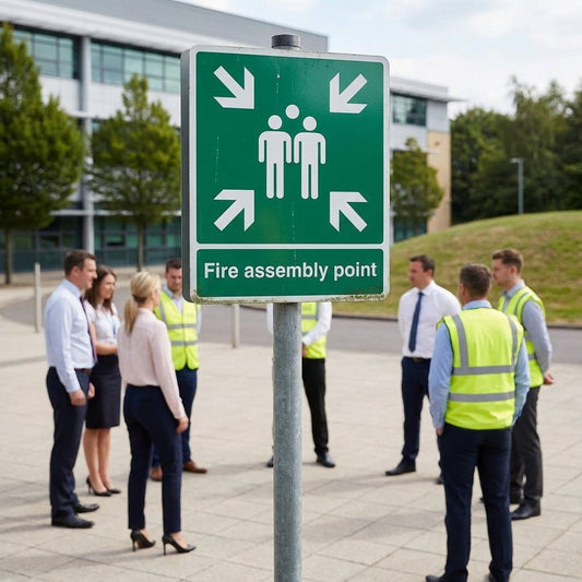 Fire Assembly Point Sign – Durable – Safety & Compliance