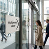 Automatic Door Signs – Slide to Right – Self-Adhesive Vinyl – Indoor Use