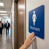 Braille Women Sign – 150mm x 150mm – 1.5mm PVC with Adhesive – Indoor Use