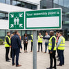 Assembly Point Signs – 1mm Rigid Plastic – Indoor & Outdoor Safety