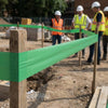 Green Barrier Tape – 75mm x 250m – Non-Adhesive Polythene – Indoor/Outdoor Use