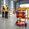 Mobile Extinguisher Trolley – Red – Durable Steel Frame – Industrial Use