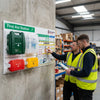 First Aid Station – 1200mm x 680mm – Durable Plastic – Workplace Safety