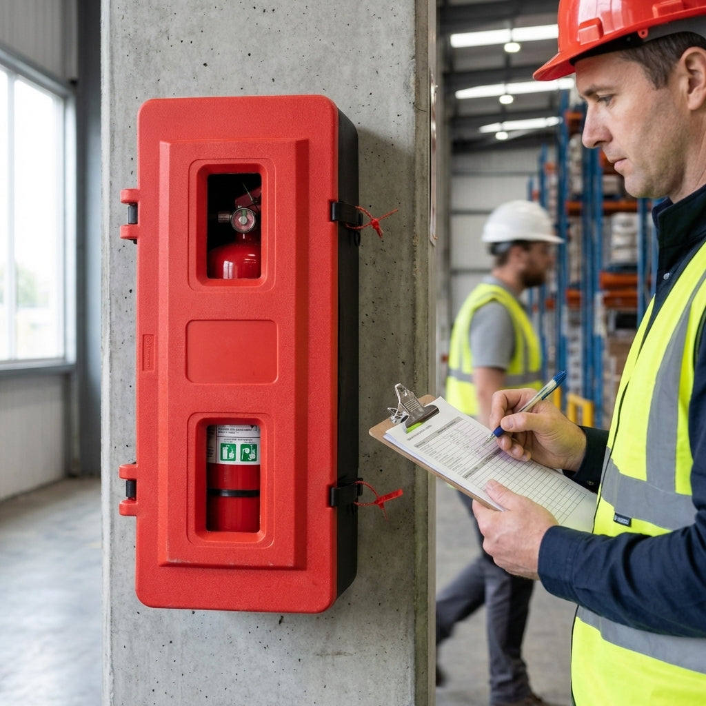Fire Extinguisher Cabinet – Single – Polyethylene – Industrial Use