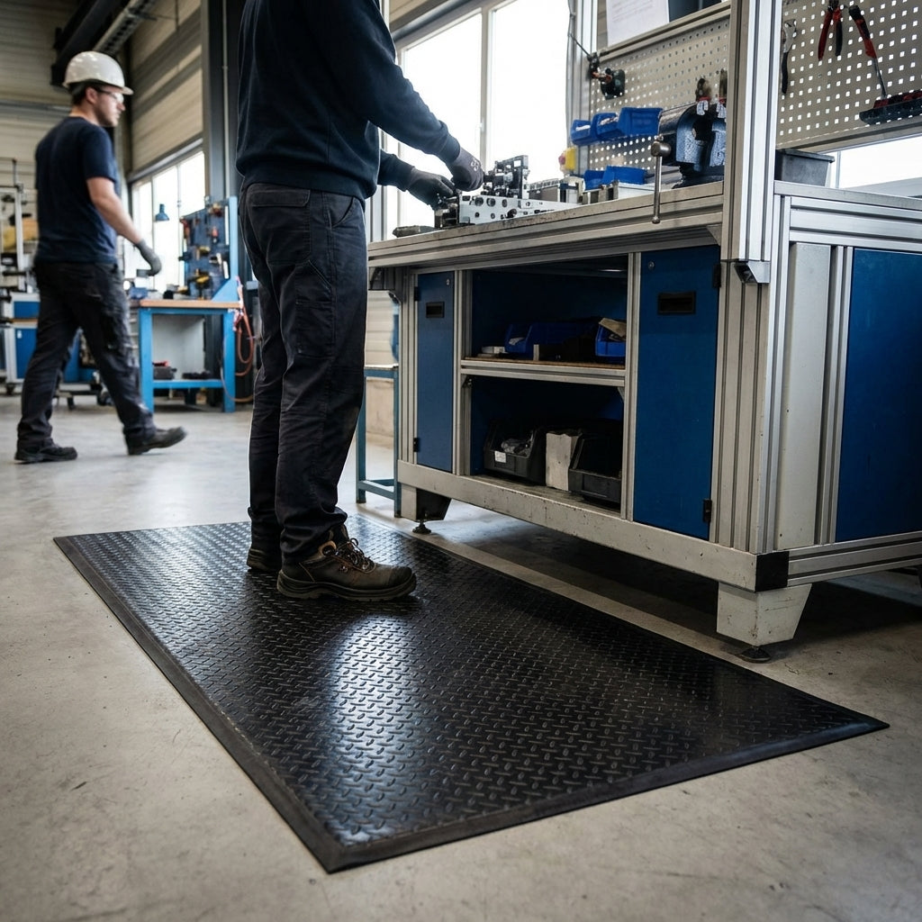 Anti-Fatigue Matting – Diamond Tread – 15mm Foam – Industrial Use