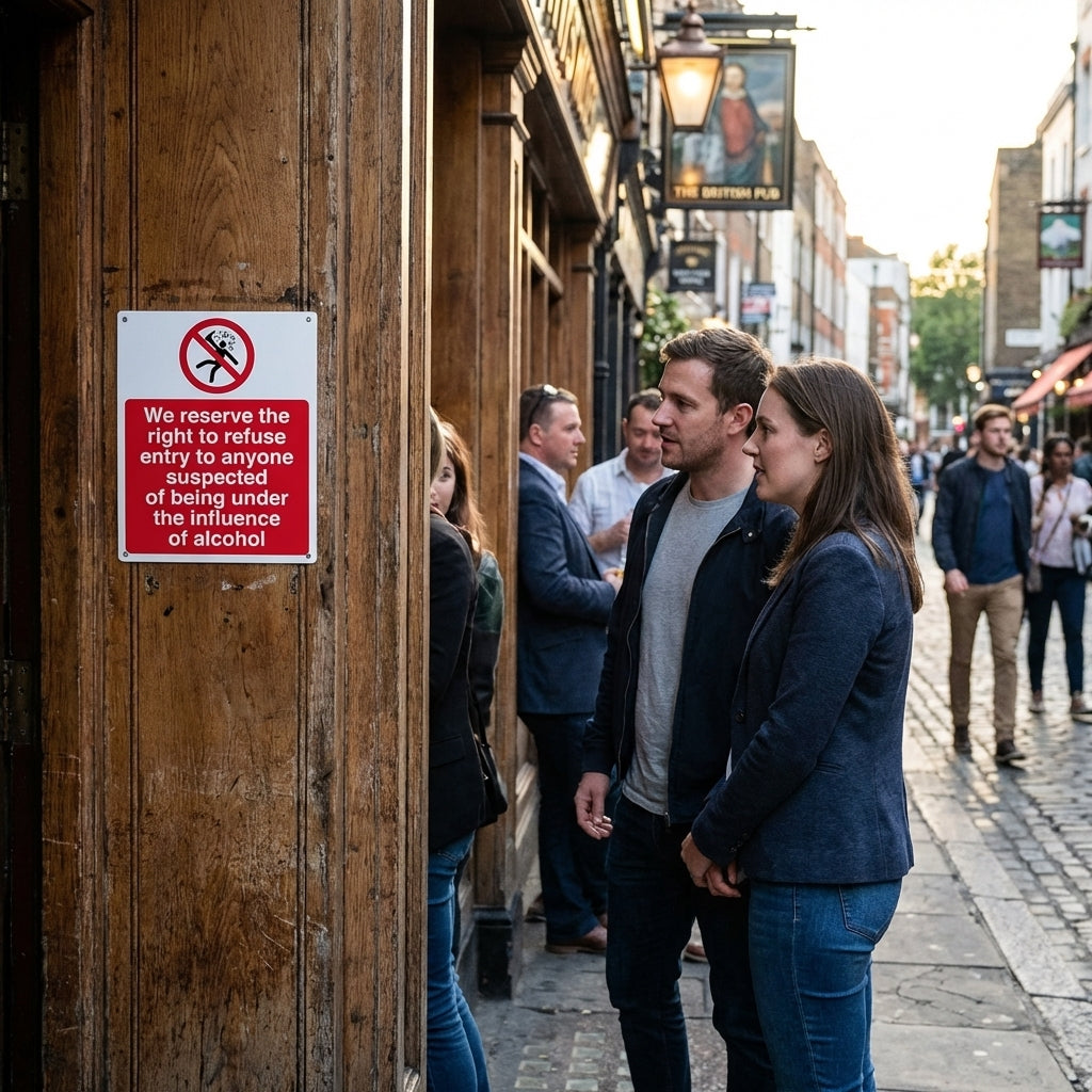 Alcohol Influence Warning Signs – Rigid Plastic & Vinyl – Indoor/Outdoor