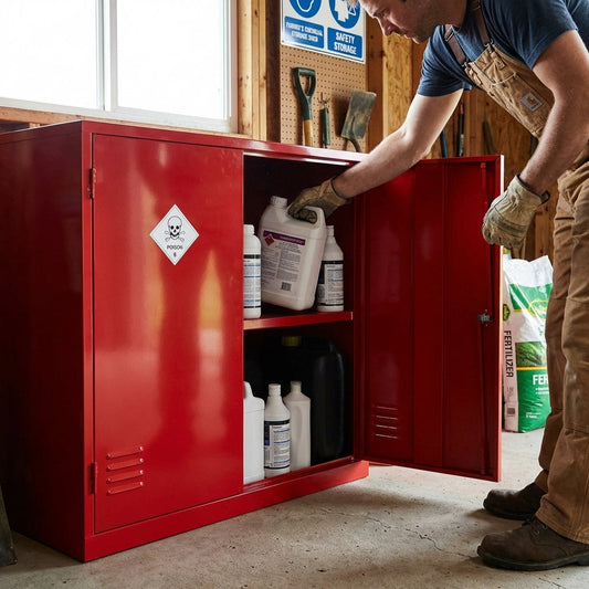 Pesticide Storage Cabinets – 915x915x457mm – Mild Steel – Industrial Use