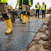 Interlocking Ground Protection Mats – 0.8m x 1.2m – Recycled PVC – Construction & Events