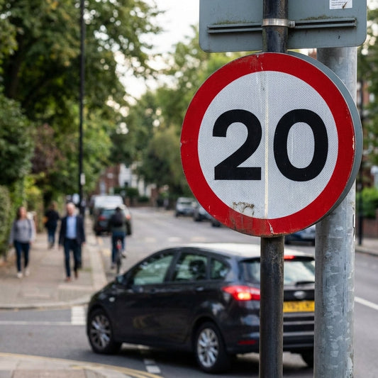 Reflective Traffic Sign – 600mm Diameter – 3mm Aluminium Composite – Road Safety
