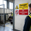 Battery Charging Area Safety Sign – No Unauthorised Entry – Industrial Use