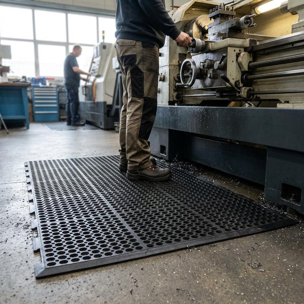 Industrial Grade Nitrile Workstation Mats – Slip Protection – Industrial Use