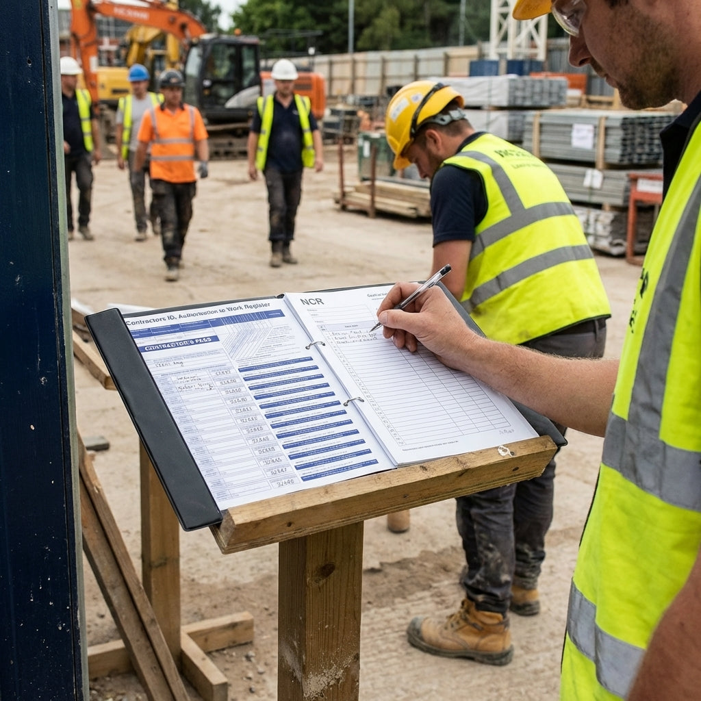 Contractor Sign-In System – 108 NCR Passes – Emergency & Record Tracking