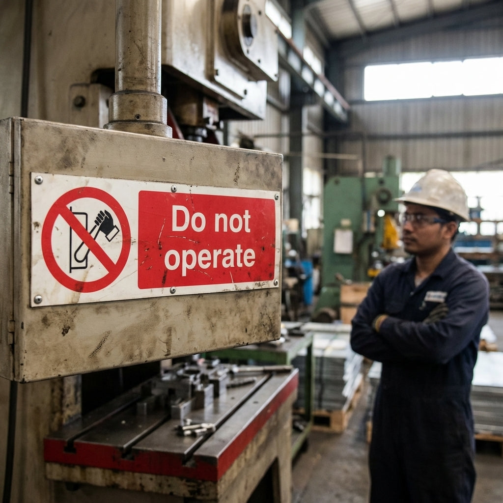 Do Not Operate Safety Signs – 1mm Rigid Plastic – Indoor/Outdoor Use