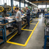 Anti-Fatigue Matting – Black/Yellow – Modular Design – Industrial Use