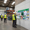 Visual Management Board – 2130mm x 970mm – Durable Correx – Industrial Use