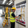 Podium Steps Inspection Poster – 420mm x 594mm – Synthetic Paper – Indoor & Outdoor