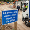 Temporary Traffic Sign – 600mm x 450mm – Polypropylene, RA1 – Indoor/Outdoor