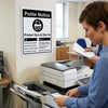 Printer Do's & Don'ts Safety Signs – 1mm Rigid Plastic & Self-Adhesive Vinyl – Indoor/Outdoor Use