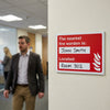 Fire Warden Location Sign – Safety Notification – Indoor Use
