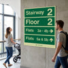 Multi-Message Wayfinding Signs – 450mm x 600mm – Glow-in-the-Dark – Emergency Use
