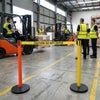 Retractable Webbing Barriers – High Visibility – Safety – Indoor/Outdoor