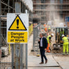 Danger People at Work Safety Signs – 1mm Rigid Plastic – Indoor/Outdoor Use