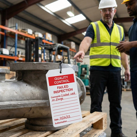 Failed Inspection Tags – 80mm x 150mm – Matt PVC – Quality Control