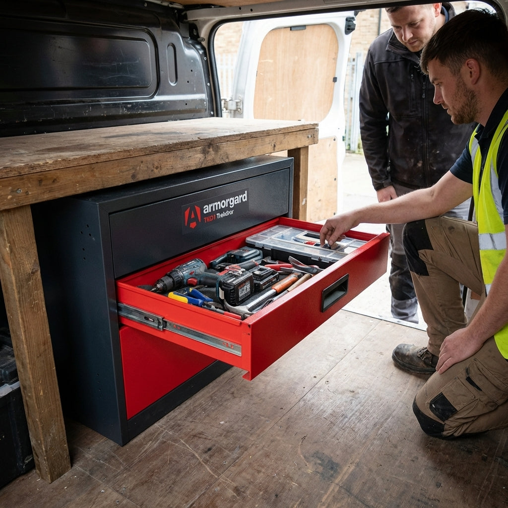 Steel Tool Drawer – 490mm x 1105mm x 300mm – Heavy Duty – Vehicle & Workshop