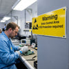 ESD Protection Required Safety Signs – 1mm Rigid Plastic – Indoor/Outdoor Use