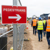 Pedestrian Arrow Right Signs – Non-Reflective – Rigid Plastic & Aluminium – Indoor/Outdoor Use