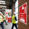 Fire Point Location Signs – Arrow Left – Safety Signage – Industrial Use