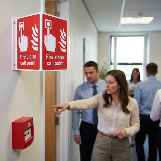 Fire Alarm Call Point Sign – Projecting – Indoor Safety