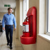 Fire Extinguisher Stand – Extra-Deep – Heavy Duty Polyethylene – Industrial