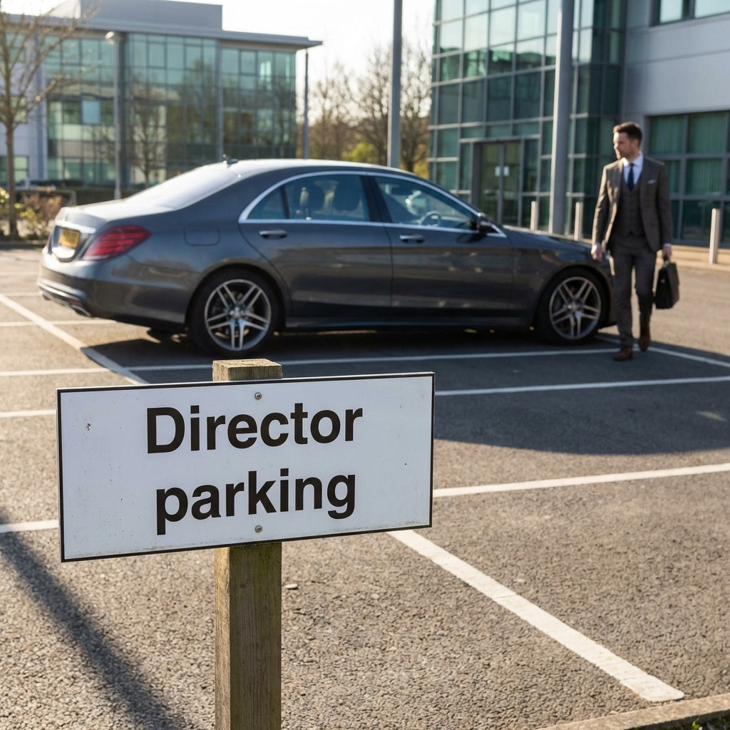 Director Parking Signs – 450mm x 150mm – Rigid Plastic – Indoor/Outdoor