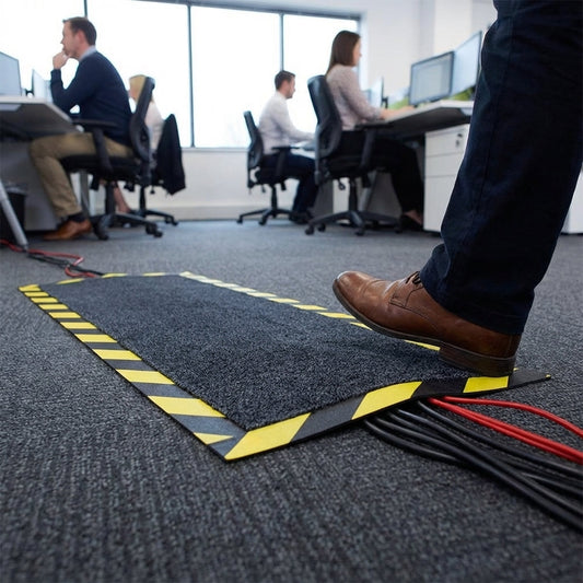 Cable Protector Mat – 0.4m x 1.2m – Durable Nylon Surface – Event Safety