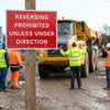 Reversing Prohibited Sign – 600mm x 450mm – Rigid Plastic – Indoor/Outdoor Use