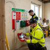 Rescue Hook Station – 950mm x 900mm – Insulated Hook & First Aid Kits – Emergency Use