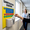 Sanitisation Station – 640mm x 420mm – Correx & Laminate – Indoor Use