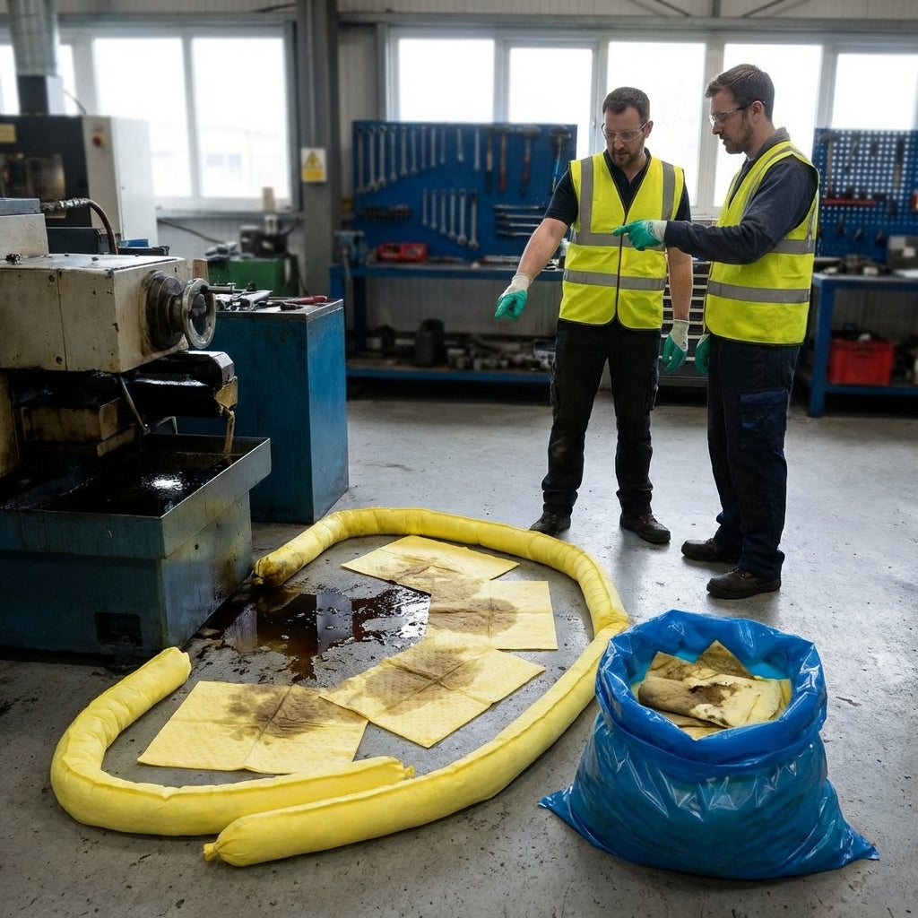 Spill Response Kits – 50 Litre – Clip Bag – Maintenance, Oil & Chemical