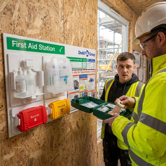 First Aid Station – 1200mm x 680mm – Rigid Correx Plastic – Construction Sites