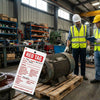 Safety Red Tags – 80mm x 150mm – Matt PVC – Warehouse Safety