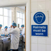 Safety Sign – Hairnets Must Be Worn – 1mm Rigid Plastic – Indoor/Outdoor
