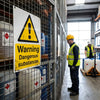 Safety Sign – Warning Dangerous Substances – 1mm Rigid Plastic & Vinyl – Indoor/Outdoor