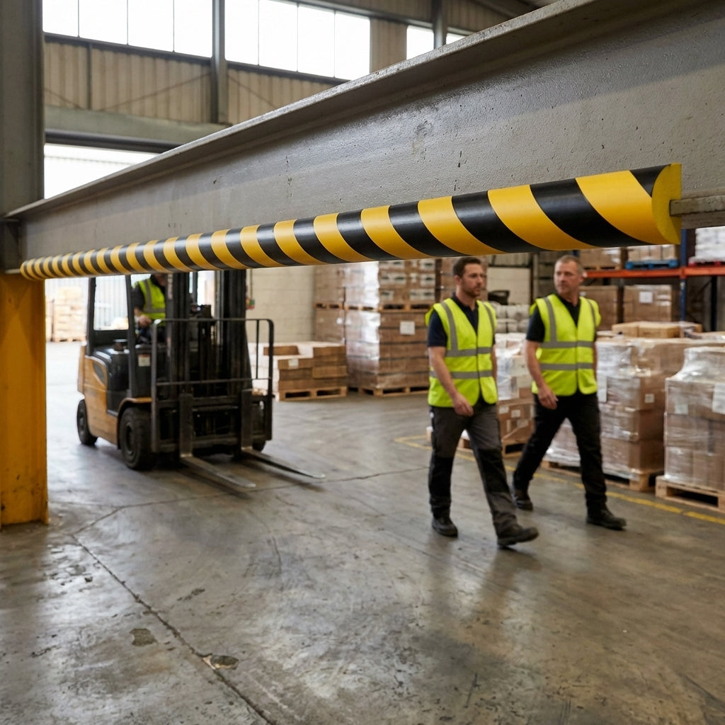 Foam Surface Impact Protectors – 1m Semi-Circular – High-Density Polyurethane – Industrial Use