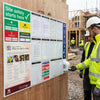 Construction Site Safety Notice Board – Large – Durable Correx – Industrial Use