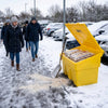 Grit Bin with De-icing Salt – 350kg Capacity – Durable Polyethylene – Outdoor Use