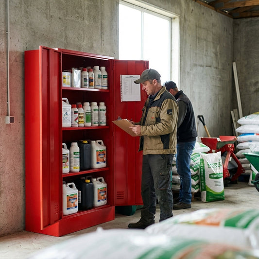 Pesticide Storage Cabinets – 1829x915x457mm – Steel & Epoxy Finish – Industrial Use