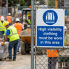 High Visibility Clothing Must Be Worn in This Area Safety Sign – 1mm Rigid Plastic – Indoor/Outdoor Use